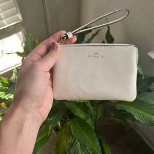 Coach Corner Zip Wristlet